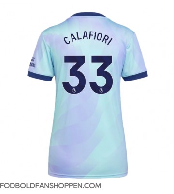Arsenal Riccardo Calafiori #33 Tredjetrøje Dame 2024-25 Kortærmet
